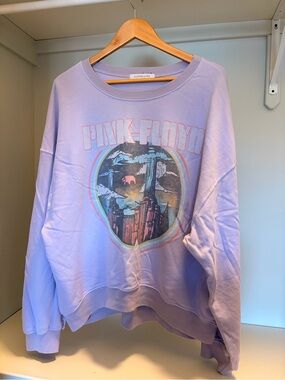 Daydreamer Lavender Pink Floyd Graphic Crewneck Sweatshirt